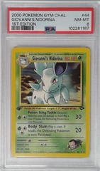 V1702: 2000: Giovanni's Nidorina: 44/132: 1ST Edition: Gym Challenge: PSA: 8: NM-MT: 102261187